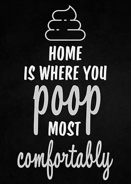 Home Bathroom Funny Sign