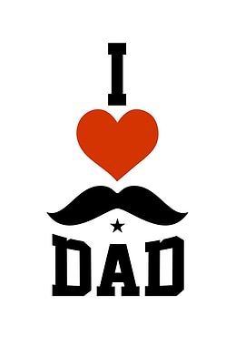 Fathers Day I Love Beard