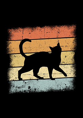 Cats Retro Design