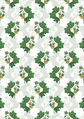 Floral Tulip Tree Pattern