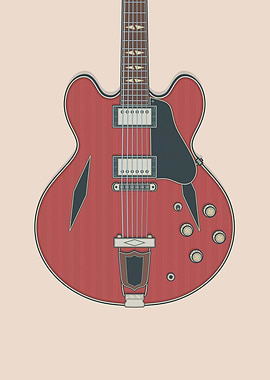 Custom Hollow Body Guitar