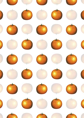 Floral Orange Pattern