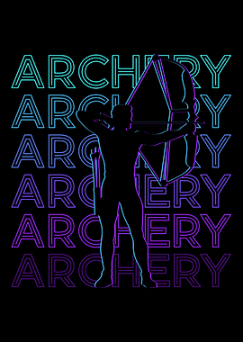 Archery Archer Retro