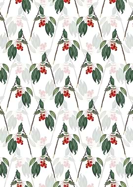 Floral Cherry Pattern