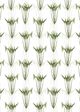 Floral Arrowhead Pattern