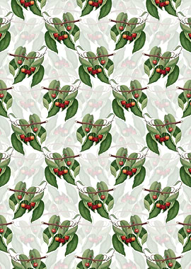Floral Cherry Pattern