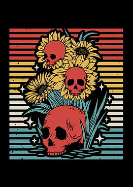Skull Sunflowers Gardening