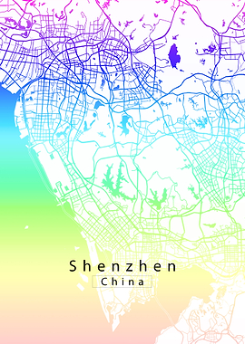 Shenzhen City Map