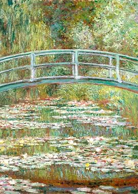 Monet Bridge Water Lilies