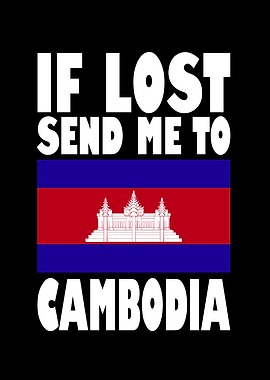 Cambodia Flag Saying