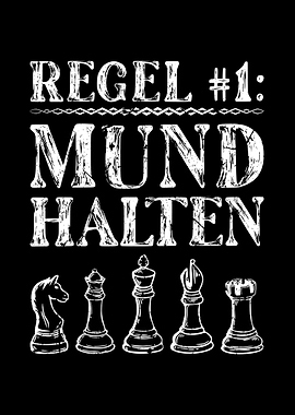Schach Regel Mund Halten