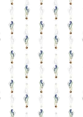 Spring Crocus Pattern