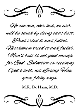 Salvation Is Receiving