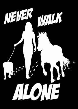 Dog Horse love Riding