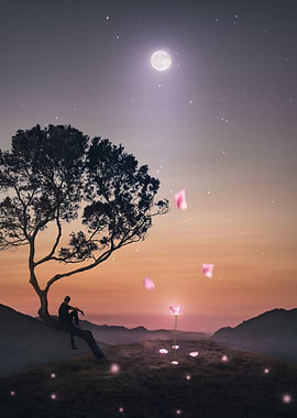 The dreamer and his rose