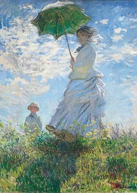 Monet Woman Parasol