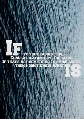 If youre reading this