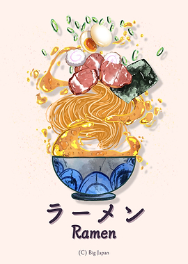 Japanese famous ramen