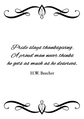 Pride Slays Thanksgiving