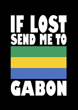 Gabon Flag Saying