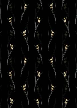 Floral Gladiolus Pattern