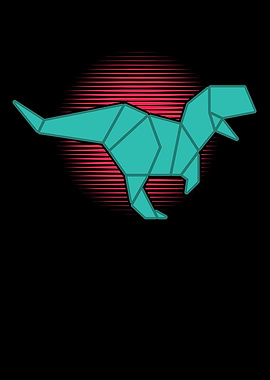Origami Dinosaur Lover