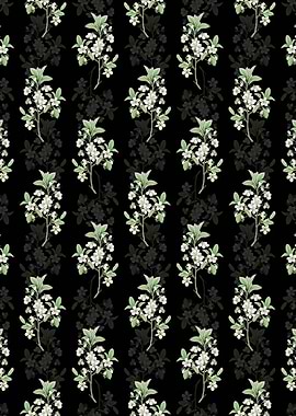 White Plum Flower Pattern