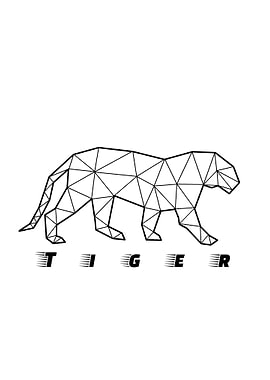 Geometric tiger