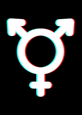 Bisexual Symbol Glitched