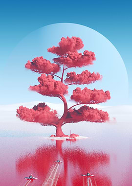 Red tree