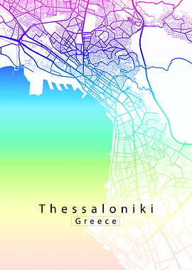 Thessaloniki City Map