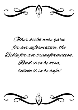 The Bible Transforms