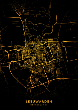 Leeuwarden City Map