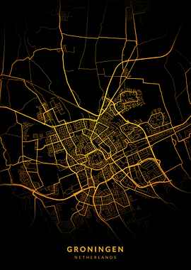 Groningen City Map