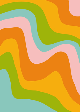 Retro Summer Swirl Wave 5