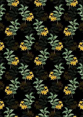Yellow Azalea Pattern