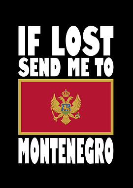 Montenegro Flag Saying