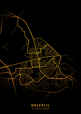 Delfzijl City Map