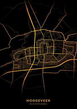 Hoogeveen City Map