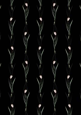Floral Lady Tulip Pattern