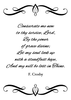 Consecration an Service