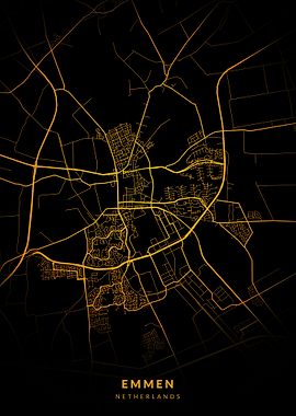 Emmen City Map