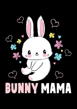 Bunny Mom Flowers Easter