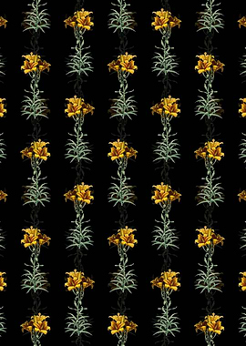 Floral Fire Lily Pattern