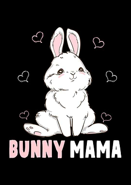 Bunny Mama Heart Easter