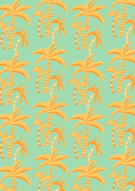 60s 70s Retro Palm Dream 1