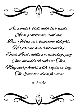 Gratitude to the Saviour