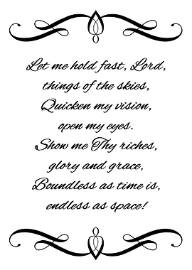 Affection on Things Above