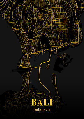 Bali Gold City Map