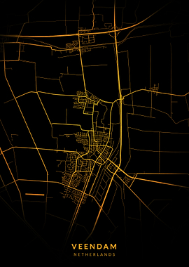 Veendam City Map